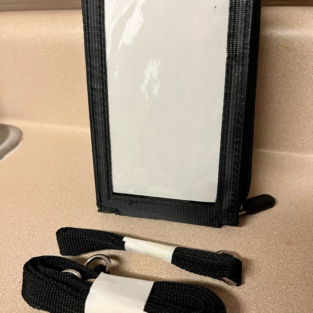 Touch Screen Purse Waterproof Nylon - Black or Brown specify your color